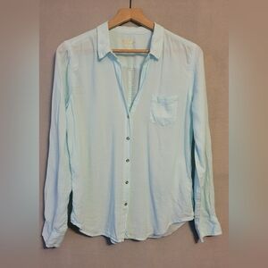 Lilly Pulitzer Sky Blue Button Down Shirt